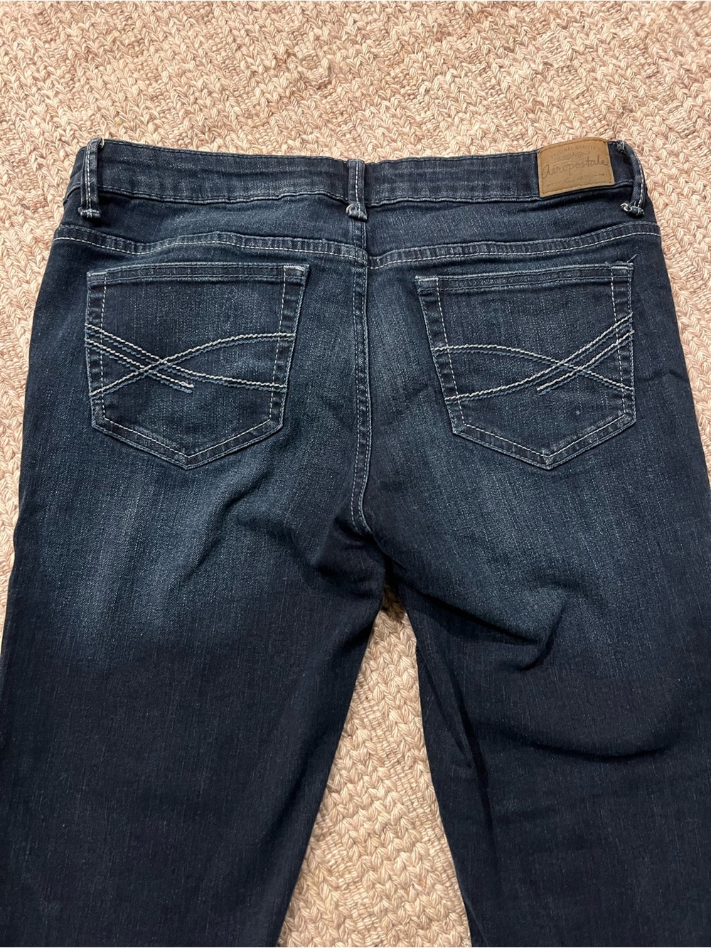 Y2K Aeropostale Dark Wash Cropped Jeggings